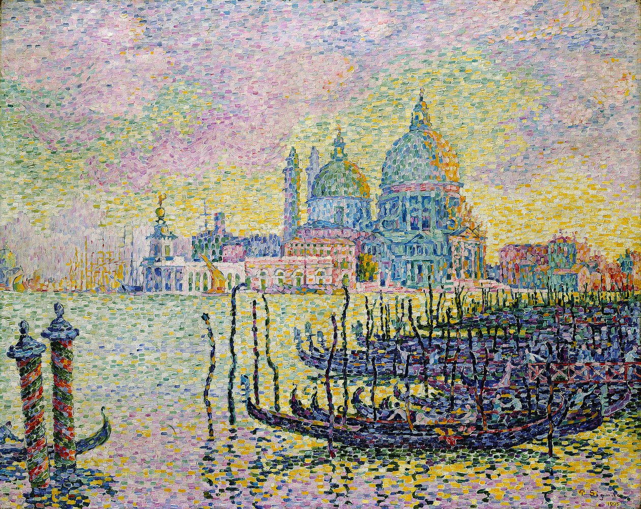 Grande Canal de Veneza, 1905. de Paul Signac