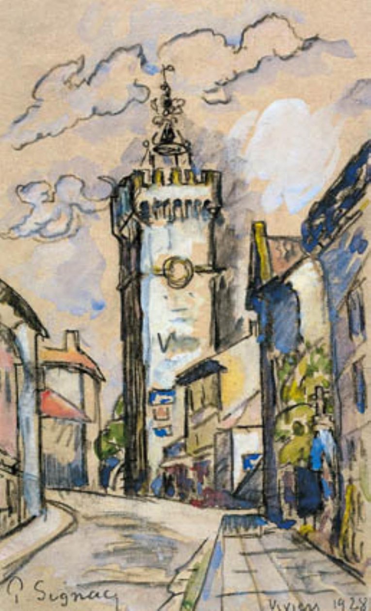 A torre do sino em Viviers de Paul Signac