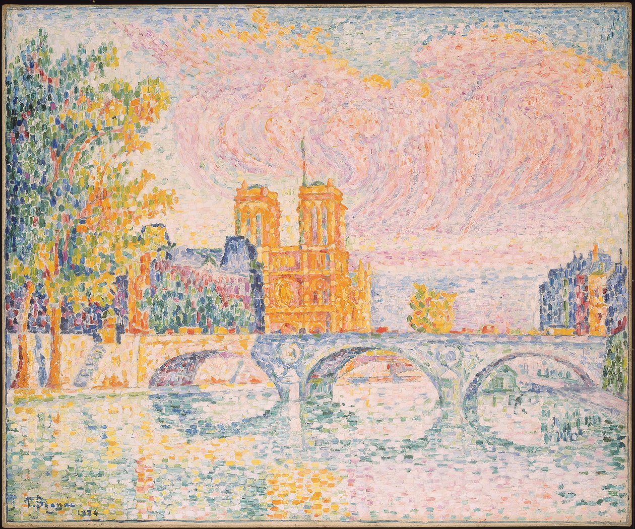 A cidade. Paris de Paul Signac
