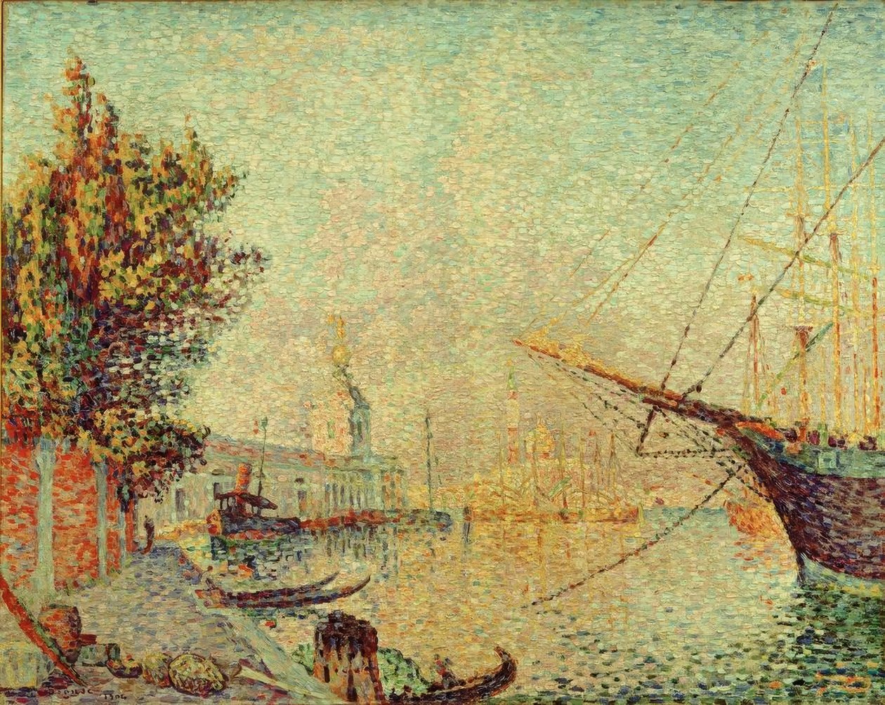 La Dogana (Veneza) de Paul Signac