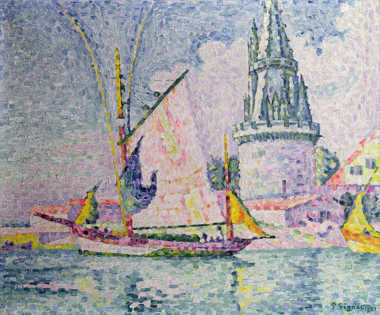 La Rochelle, a Torre do Quartermaster de Paul Signac