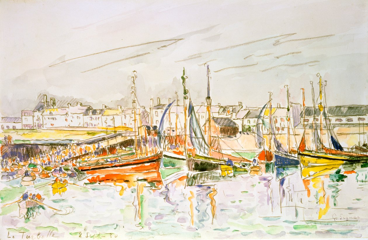 La Turballe, 1930. de Paul Signac