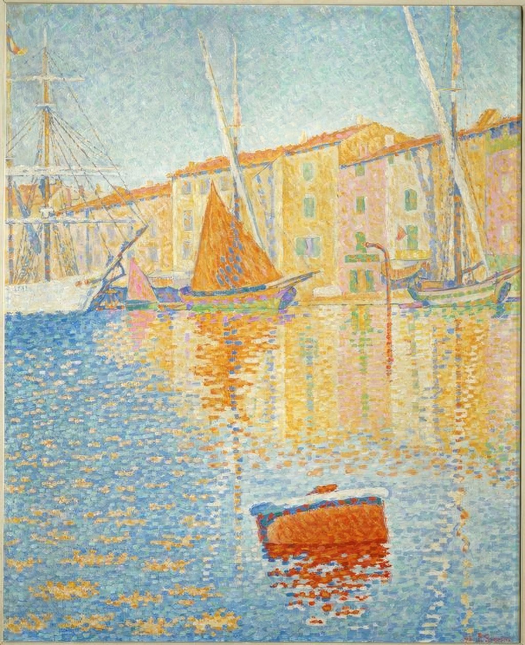 Bóia vermelha de Paul Signac