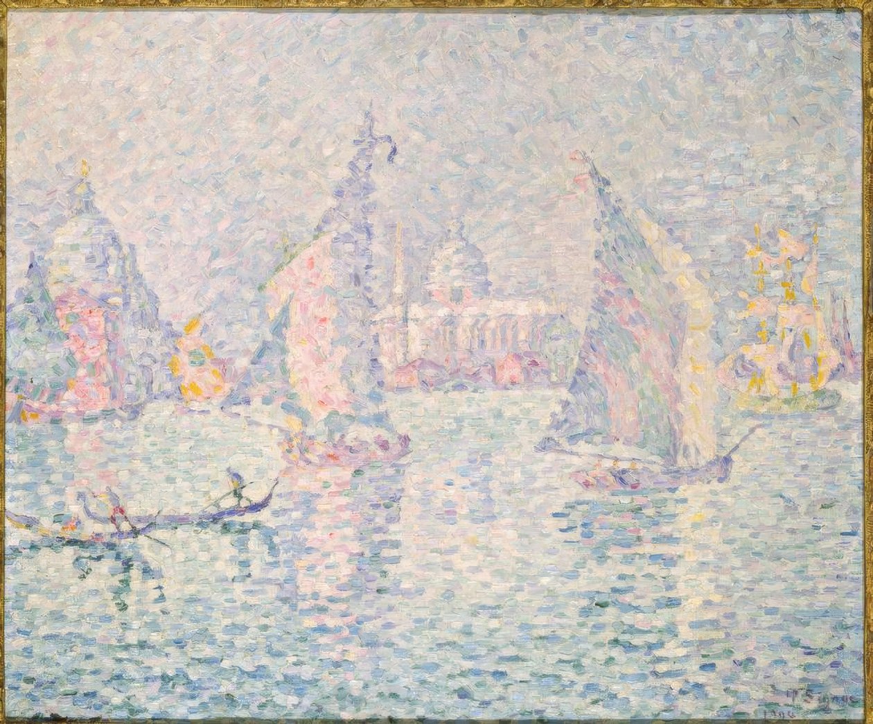 A névoa verde, Veneza de Paul Signac