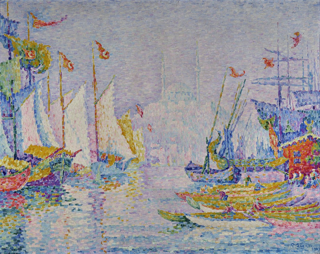 O chifre de ouro, manhã de Paul Signac
