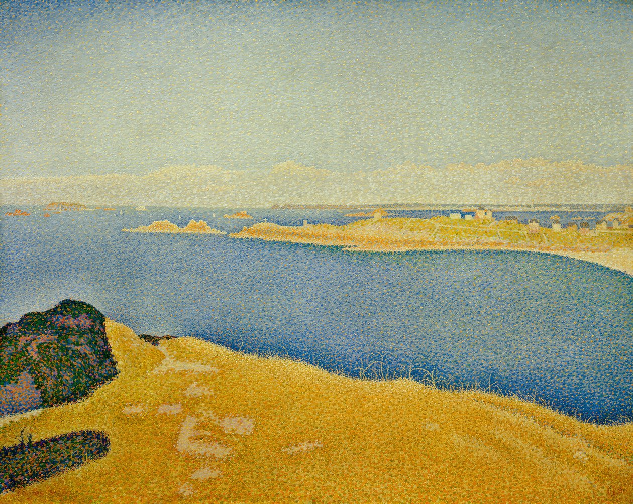 O mar, Saint-Briac. A Guarda Guerin. Saint-Lunaire (Opus 2 de Paul Signac