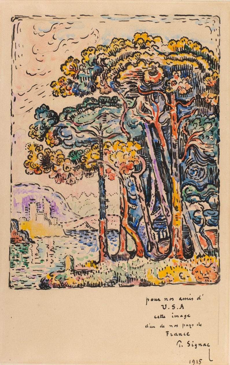 Paisagem de Paul Signac