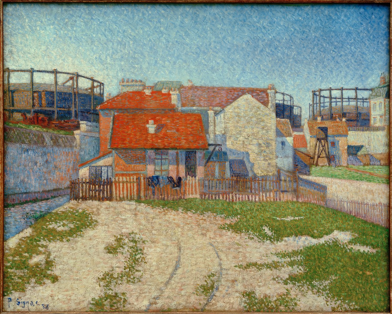 Gasômetros, Clichy de Paul Signac