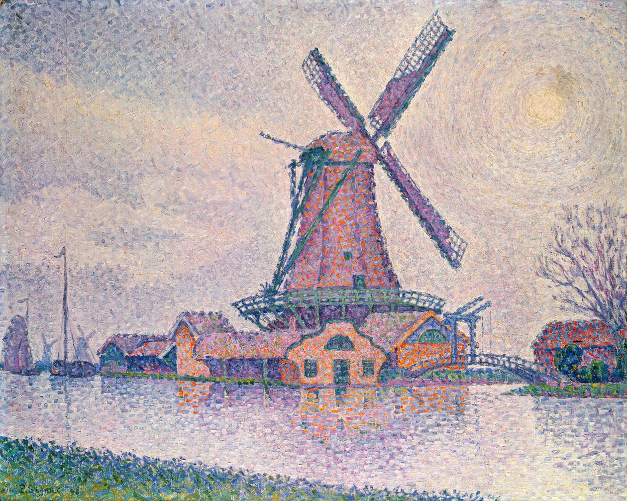 Moulin d&39;Edam, 1896 de Paul Signac