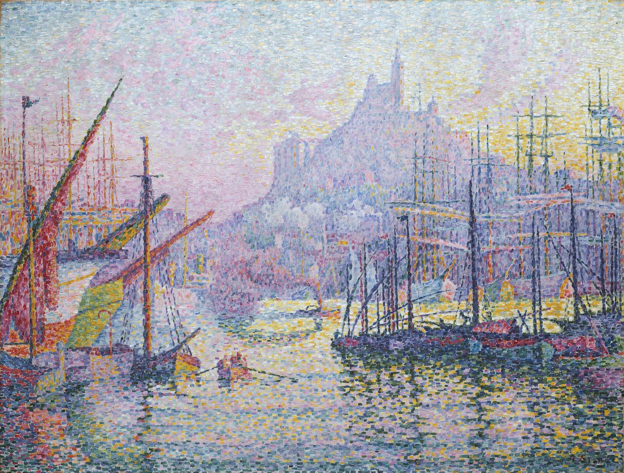 Notre-Dame-de-la-Garde (a boa mãe), Marselha, 1905-6 de Paul Signac