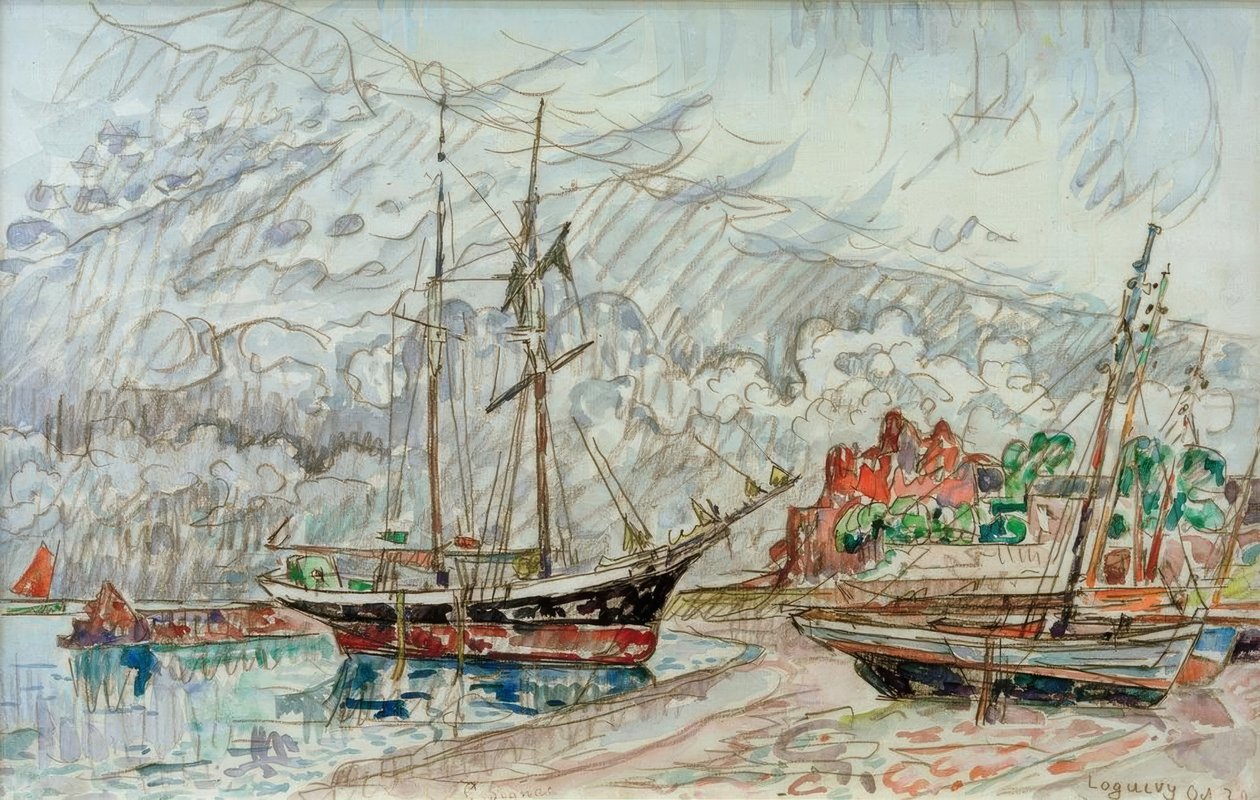 P. Signac - Marine a Loquivy de Paul Signac