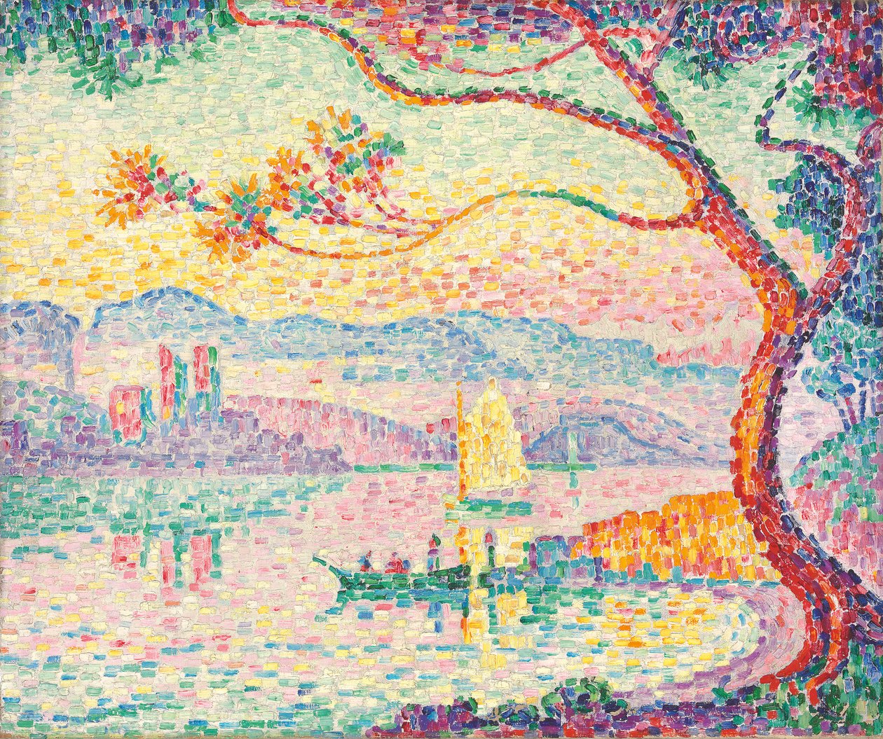 Porto de Antibes, 1917 de Paul Signac