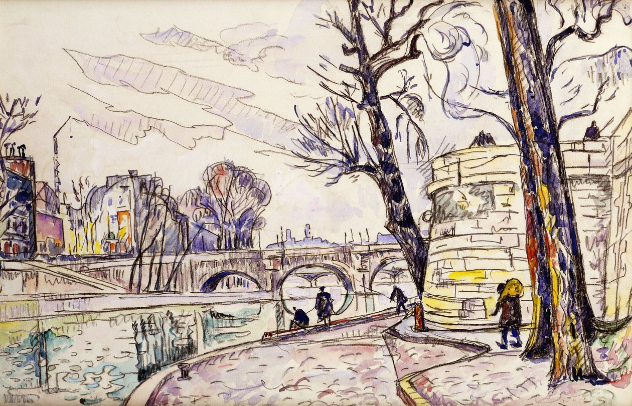 Cais do Sena, de Paul Signac