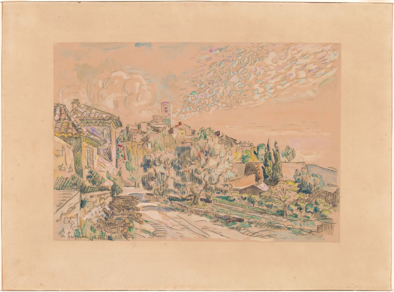 Saint-Paul-de-Vence de Paul Signac