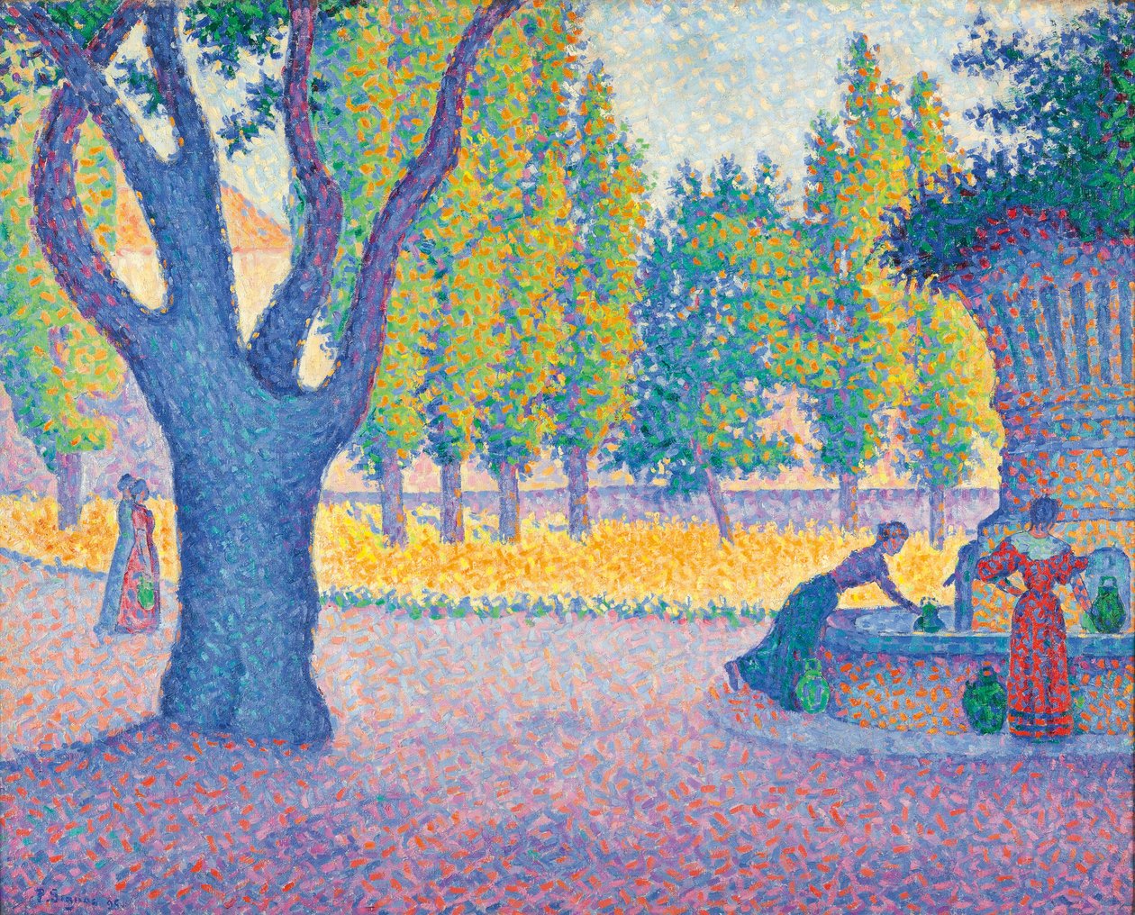 Saint-Tropez, Fontaine des Lices de Paul Signac