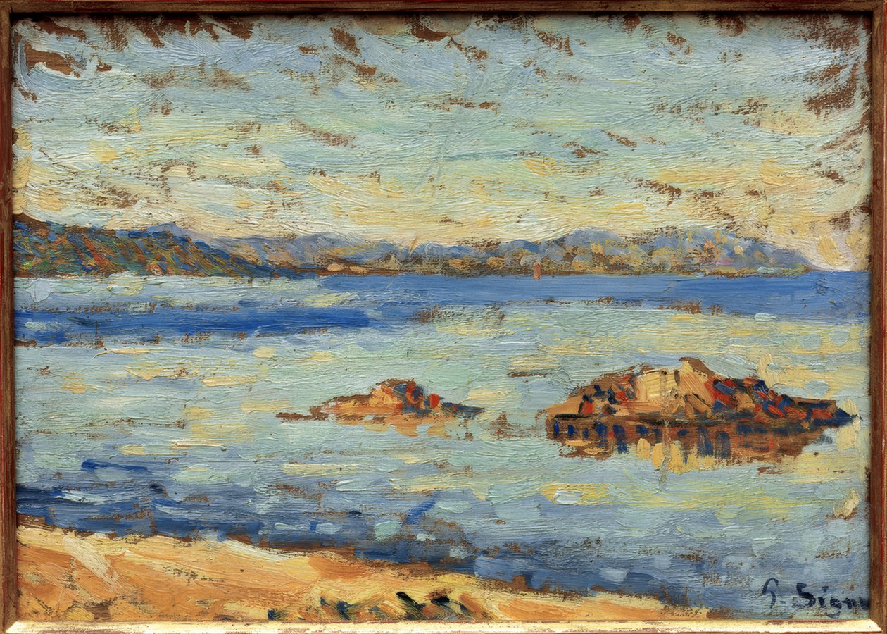 Saint-Tropez, calmo de Paul Signac
