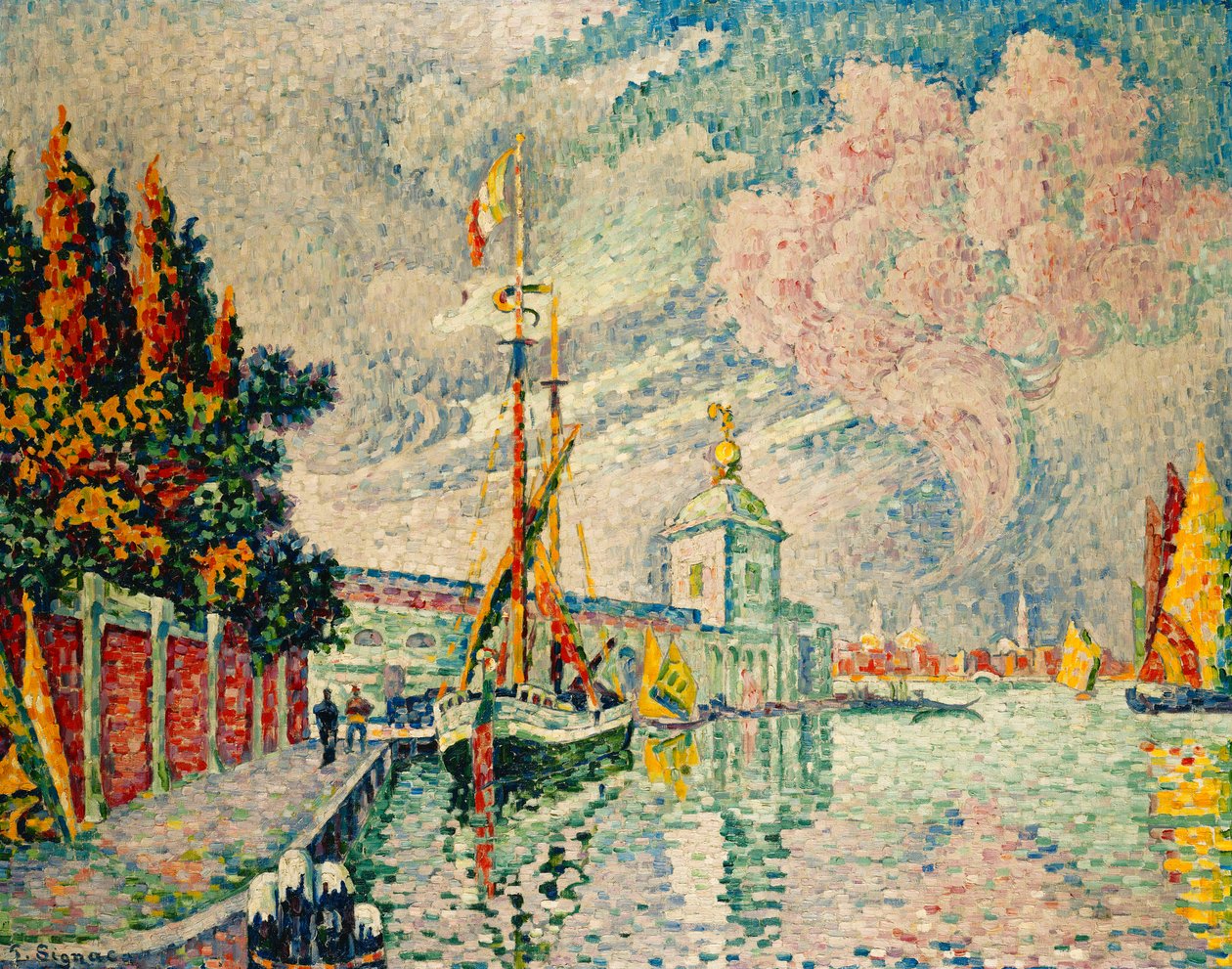 O Dogana; Alfândega, 1910 de Paul Signac