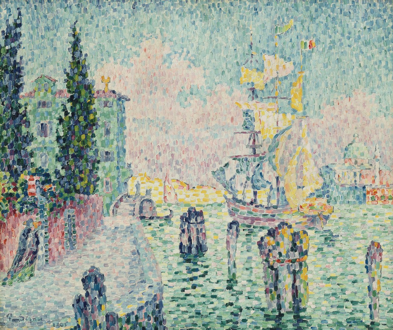 A Casa Verde, Veneza, 1905 de Paul Signac