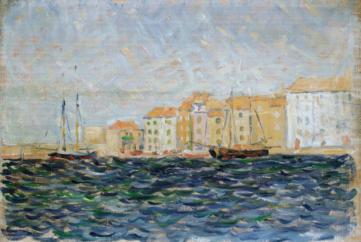 O porto de St. Tropez de Paul Signac