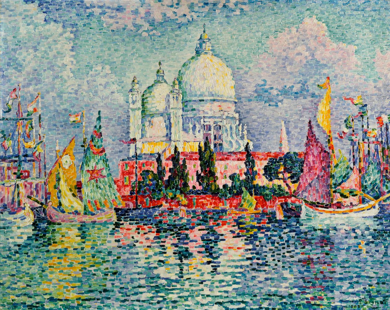 A Saudação, 1908 de Paul Signac