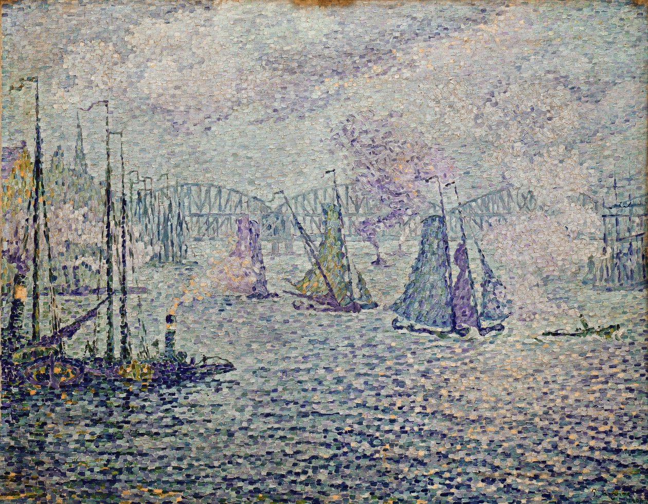 O porto de Rotterdam de Paul Signac