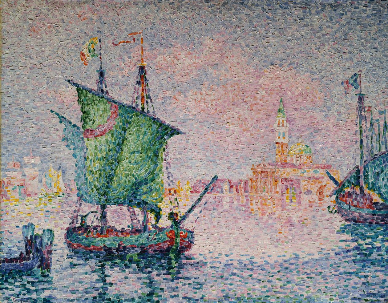 Veneza - a Nuvem Rosa de Paul Signac