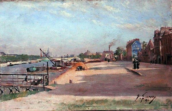 Quai de la Rapee, Paris de Paul Sourou
