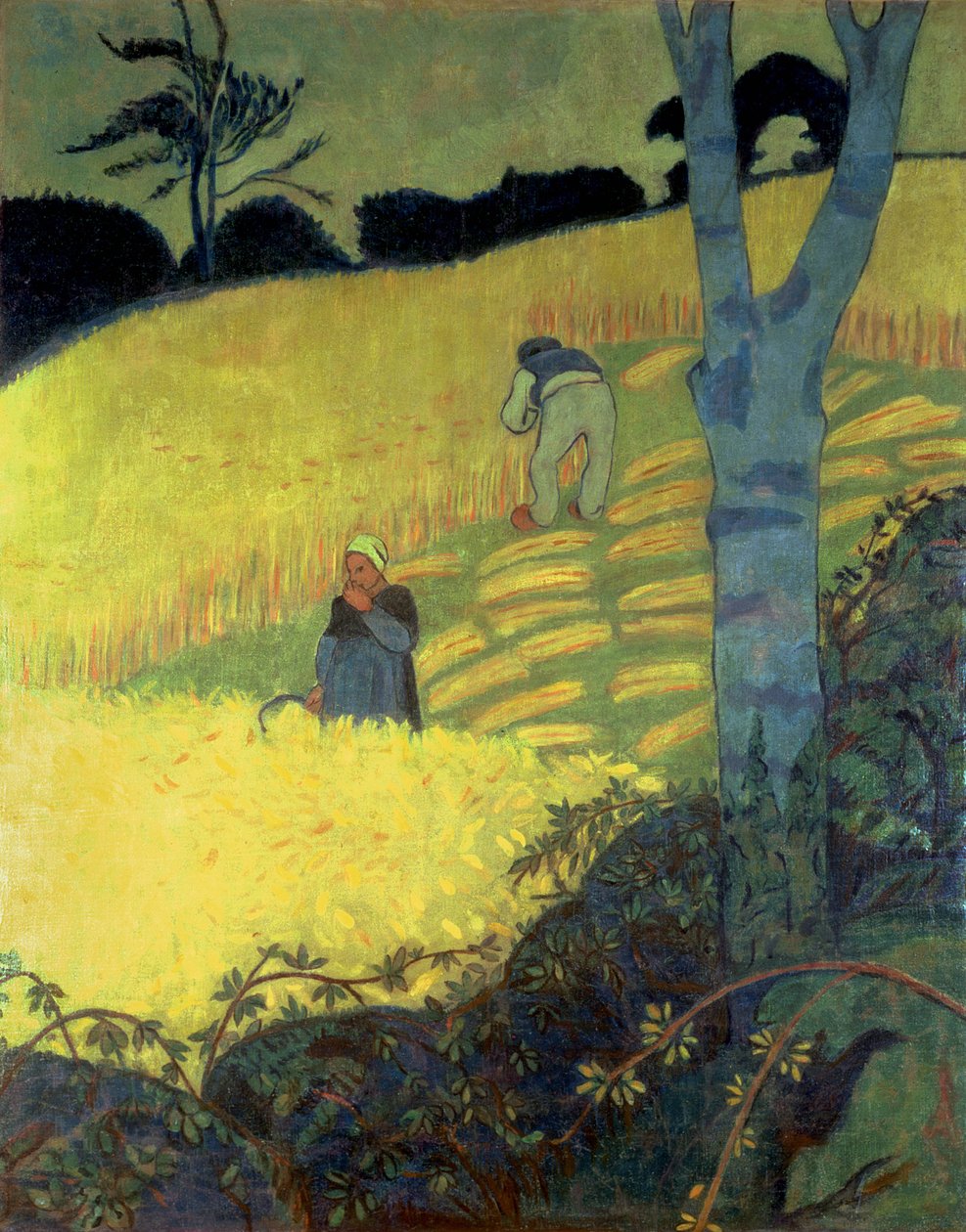 Cena da colheita de Paul Sérusier