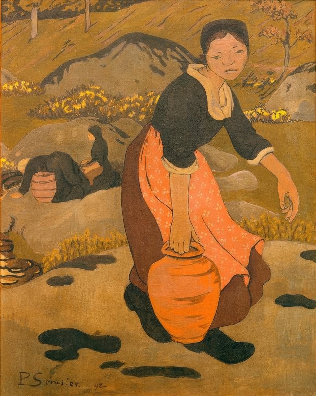 Breton jovem com jarro de Paul Sérusier