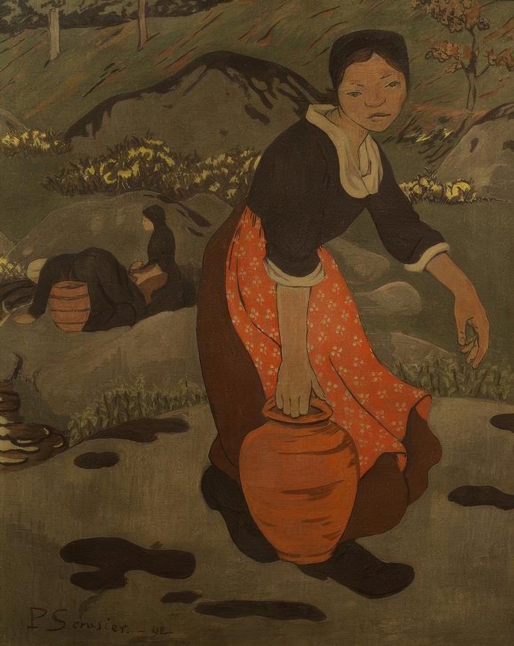 Jovem bretão com jarro de Paul Sérusier
