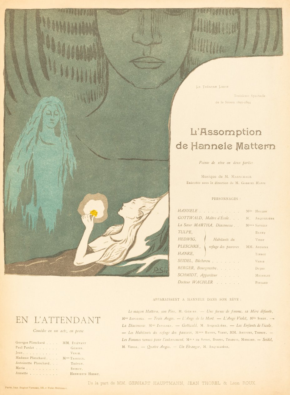 A Assunção por Hannele Mattern; Enquanto isso de Paul Sérusier