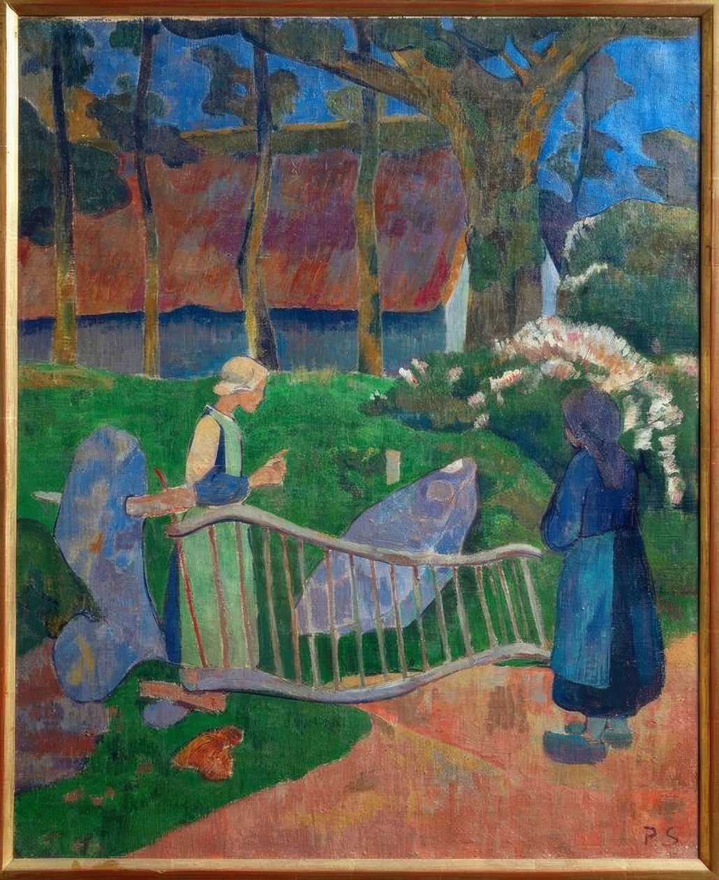 A barreira florida, Le Pouldu (Finistère) de Paul Sérusier