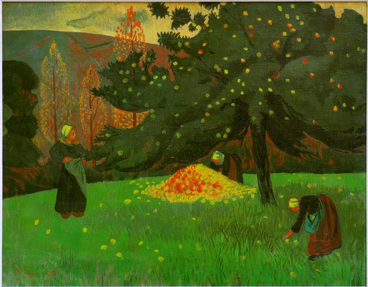 Colhendo maçãs de Paul Sérusier