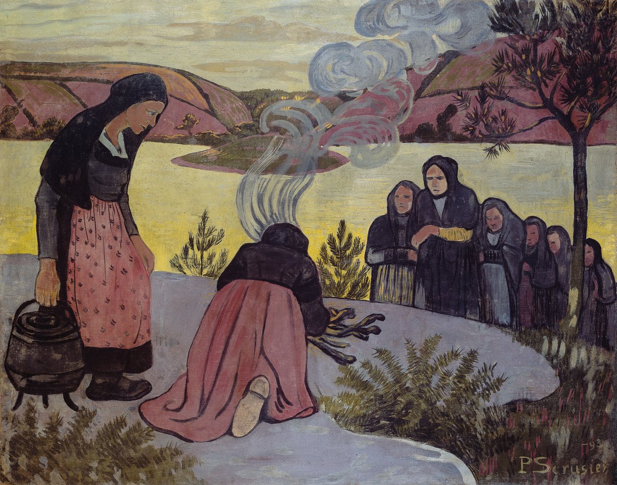 Fogo fora ou Les Mammau, 1893 de Paul Sérusier