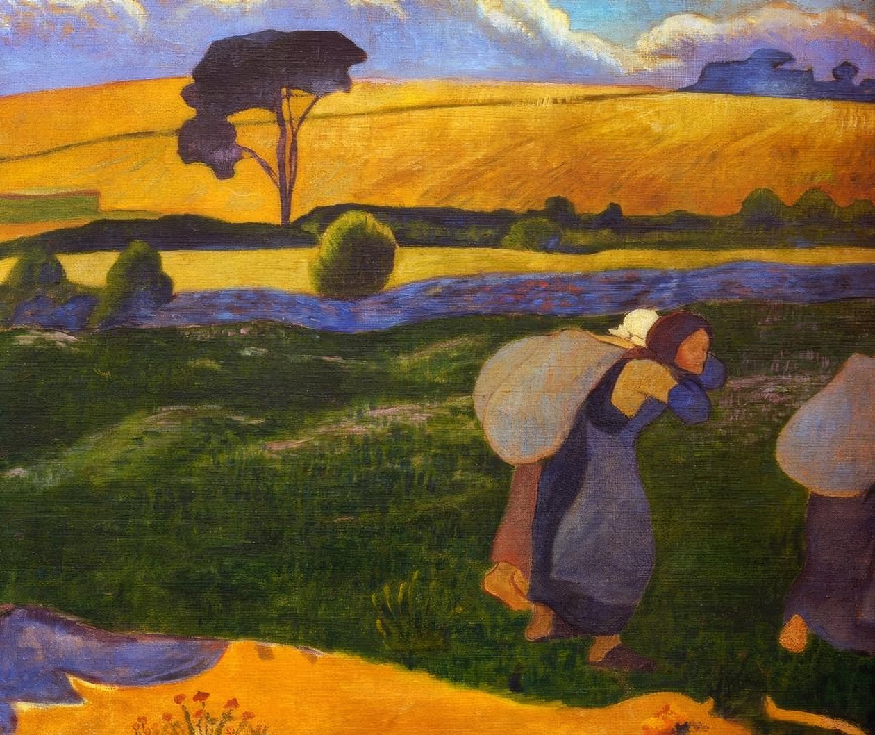 Os Lavandières em Bellangenet de Paul Sérusier