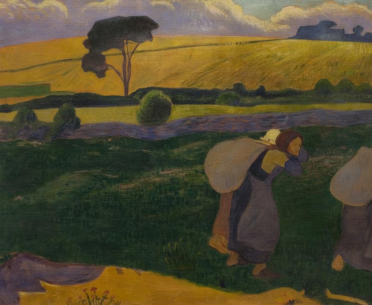 Mulheres lavadoras em Bellangenet de Paul Sérusier