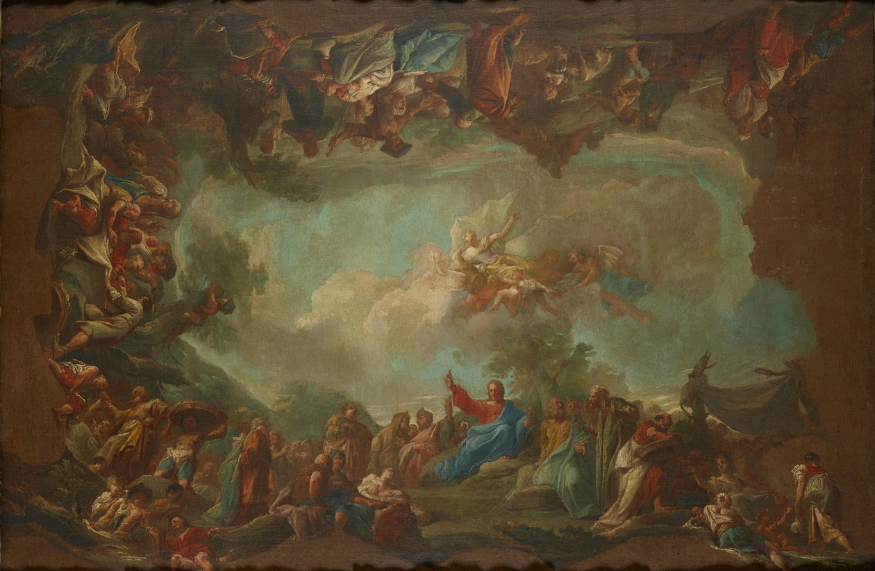 A multiplicação milagrosa dos pães de Paul Troger