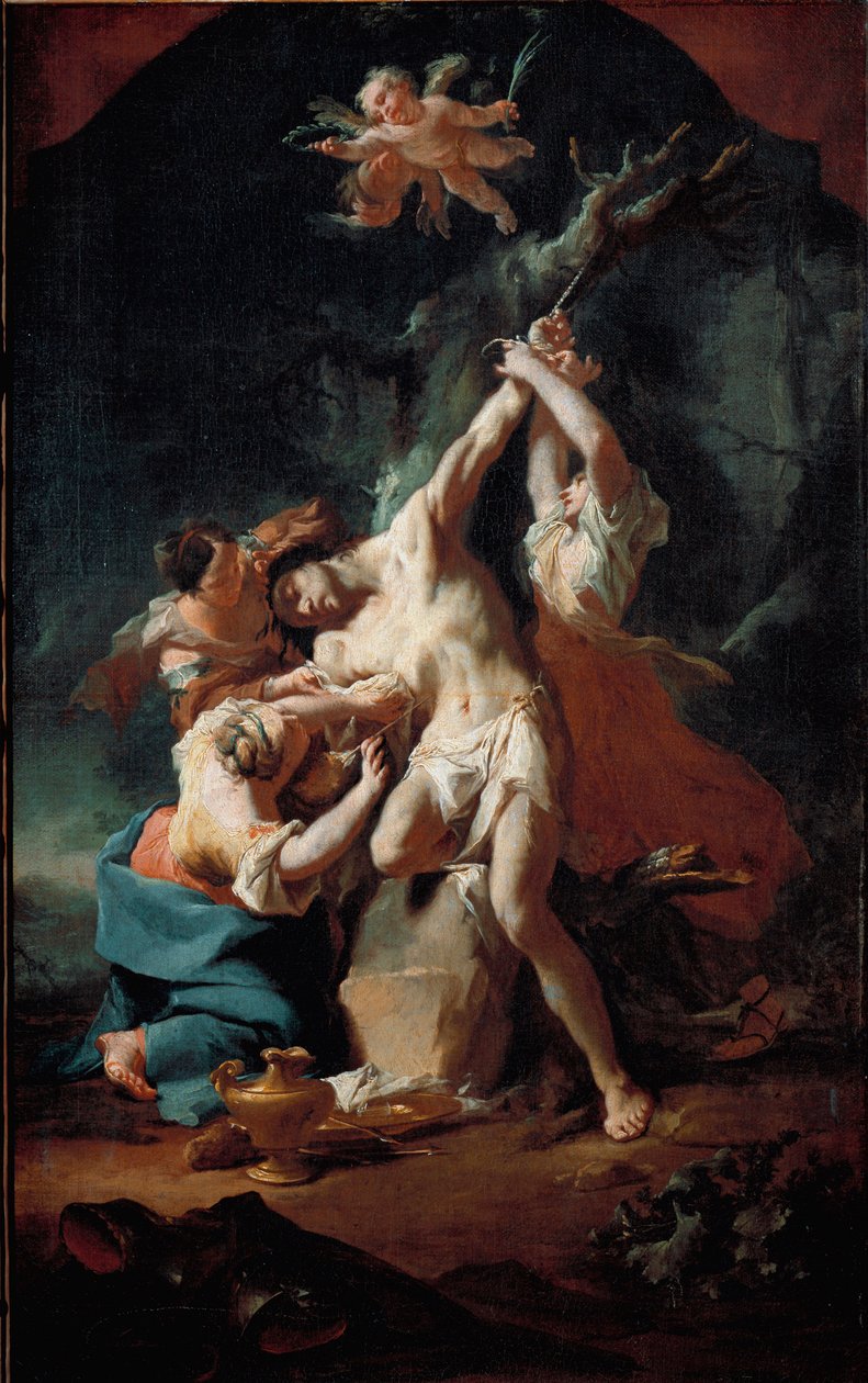 O Martírio de São Sebastião (óleo sobre tela de Paul Troger