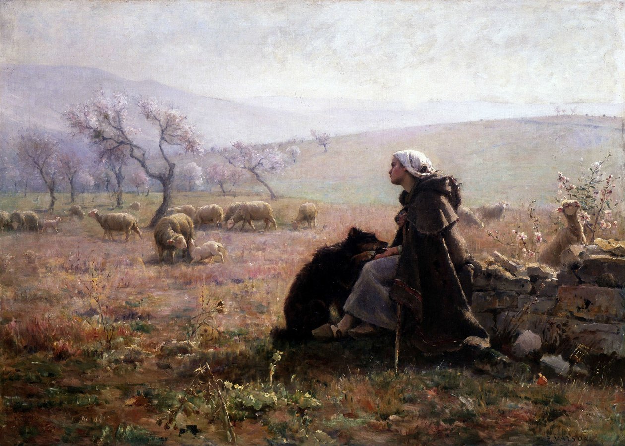 Primavera, cerca de 1877 (óleo sobre tela) de Paul Vayson