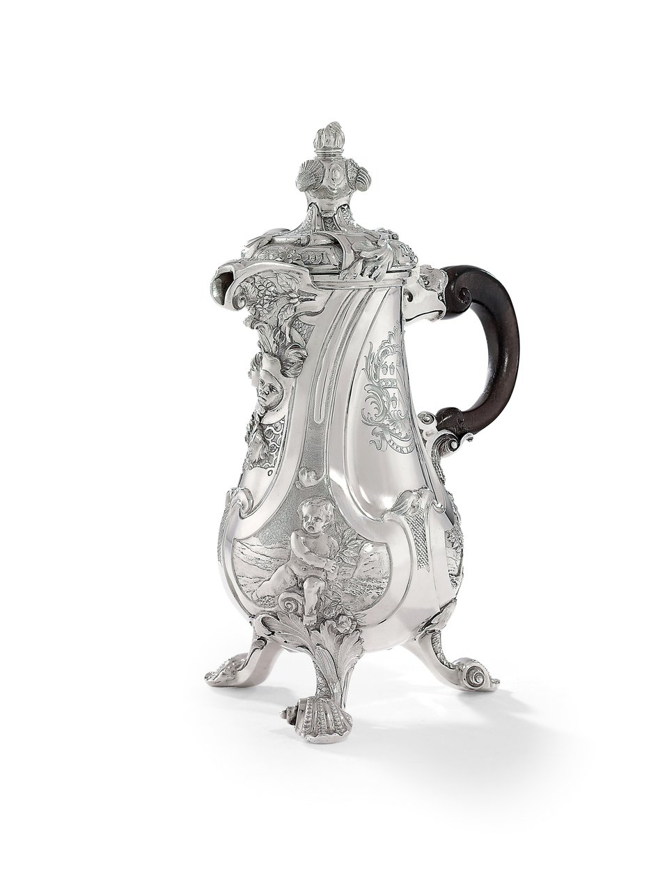 Bule de café George II de Paul de Lamerie