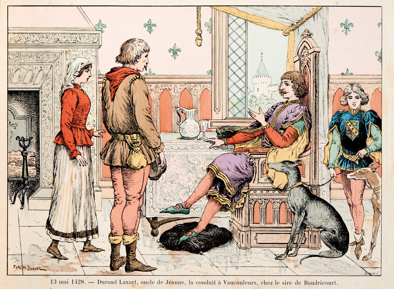 Ilustração extraída do livro "Jeanne d