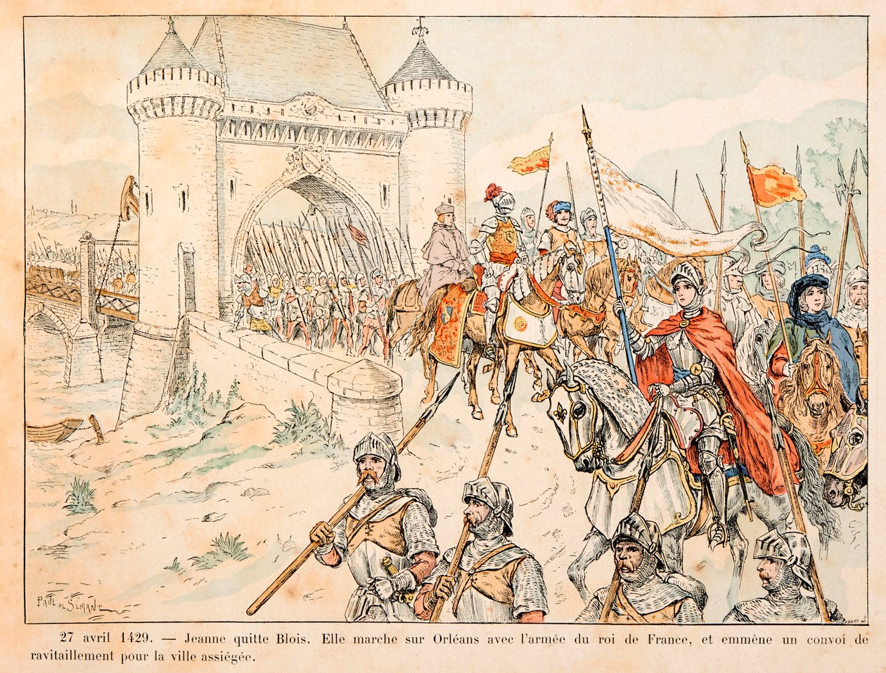 Ilustração extraída do livro "Jeanne d
