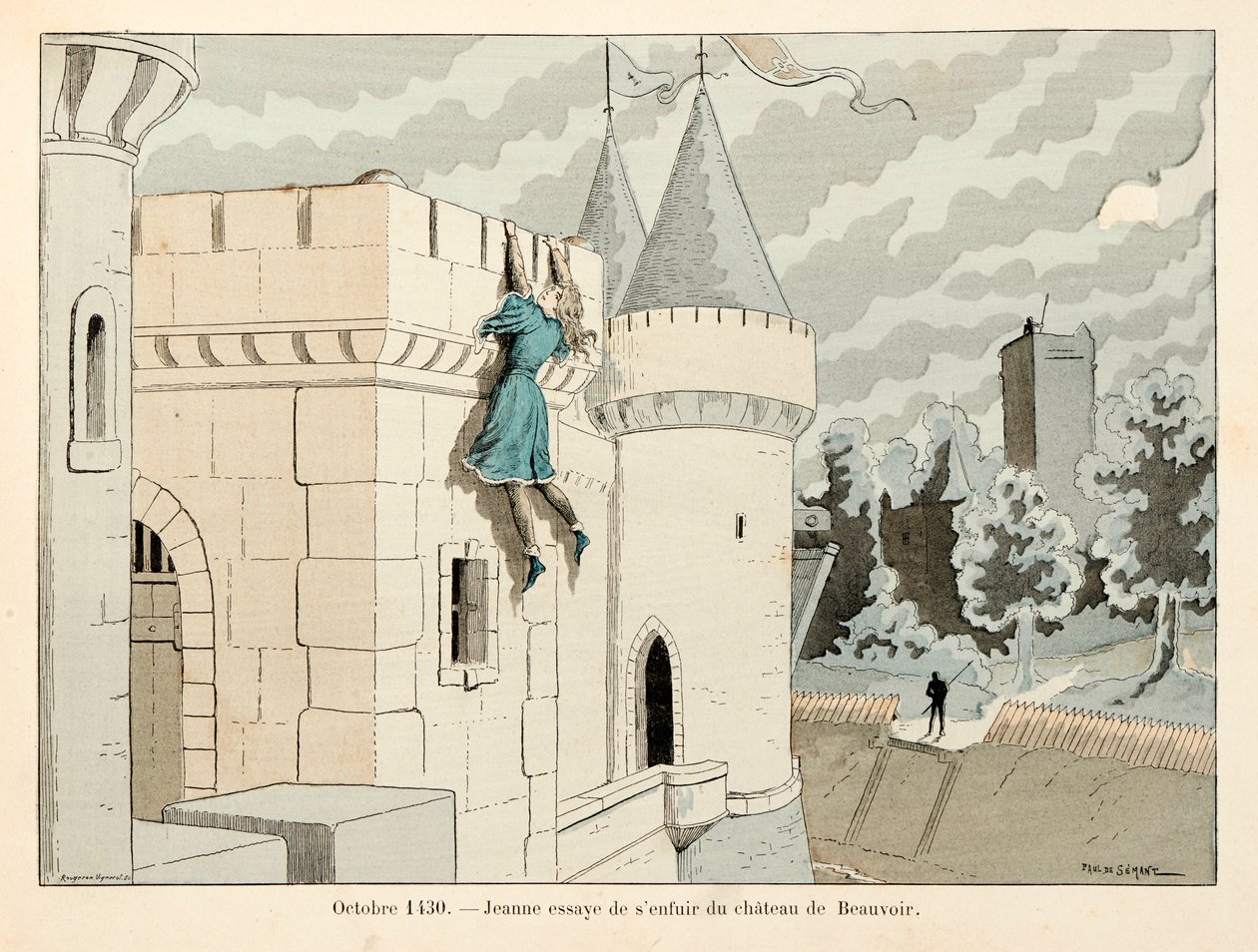 Ilustração extraída do livro "Jeanne d