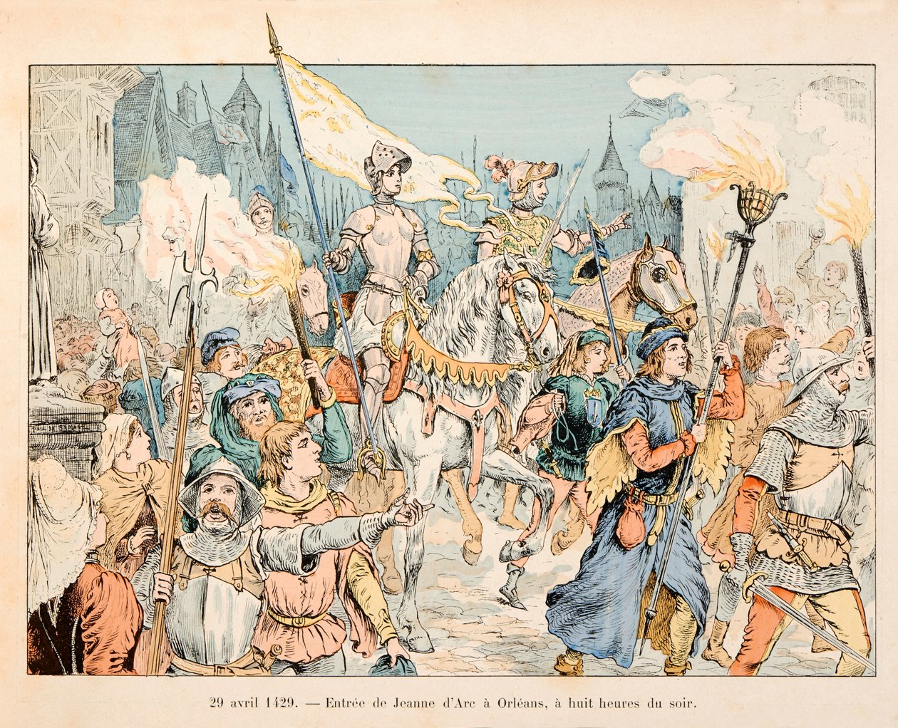 Ilustração extraída do livro "Jeanne d