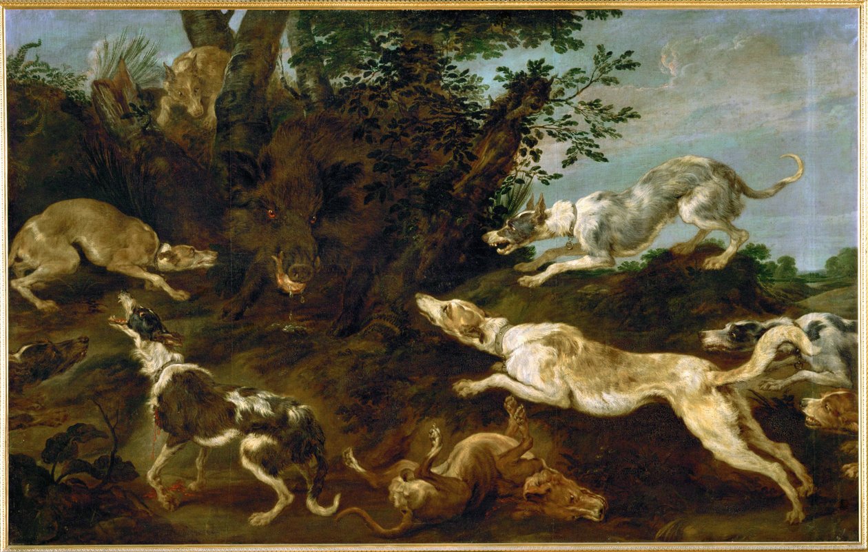 Caça ao javali de Paul de Vos