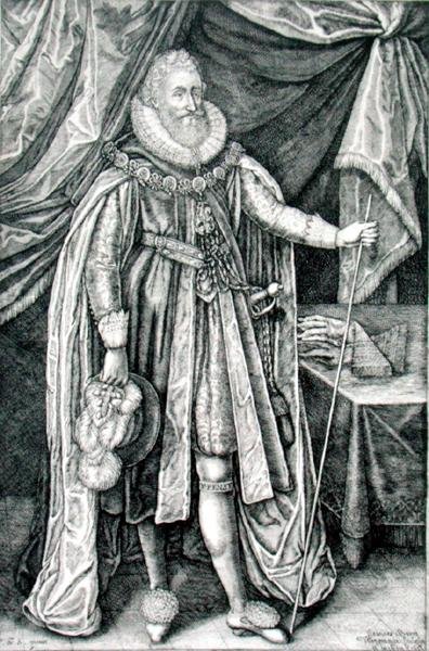 Ludovick Stuart, Duque de Richmond e Lennox (1574-1624), gravado por Joannes Barra (1581-1634) de William Walcutt