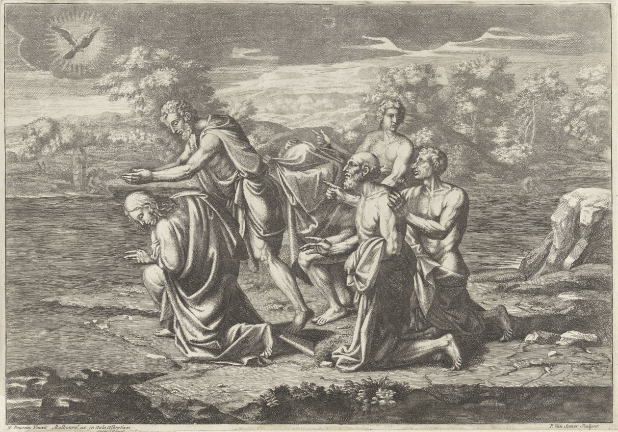 Baptismo de Cristo na Jordânia de Paul van Somer (II)