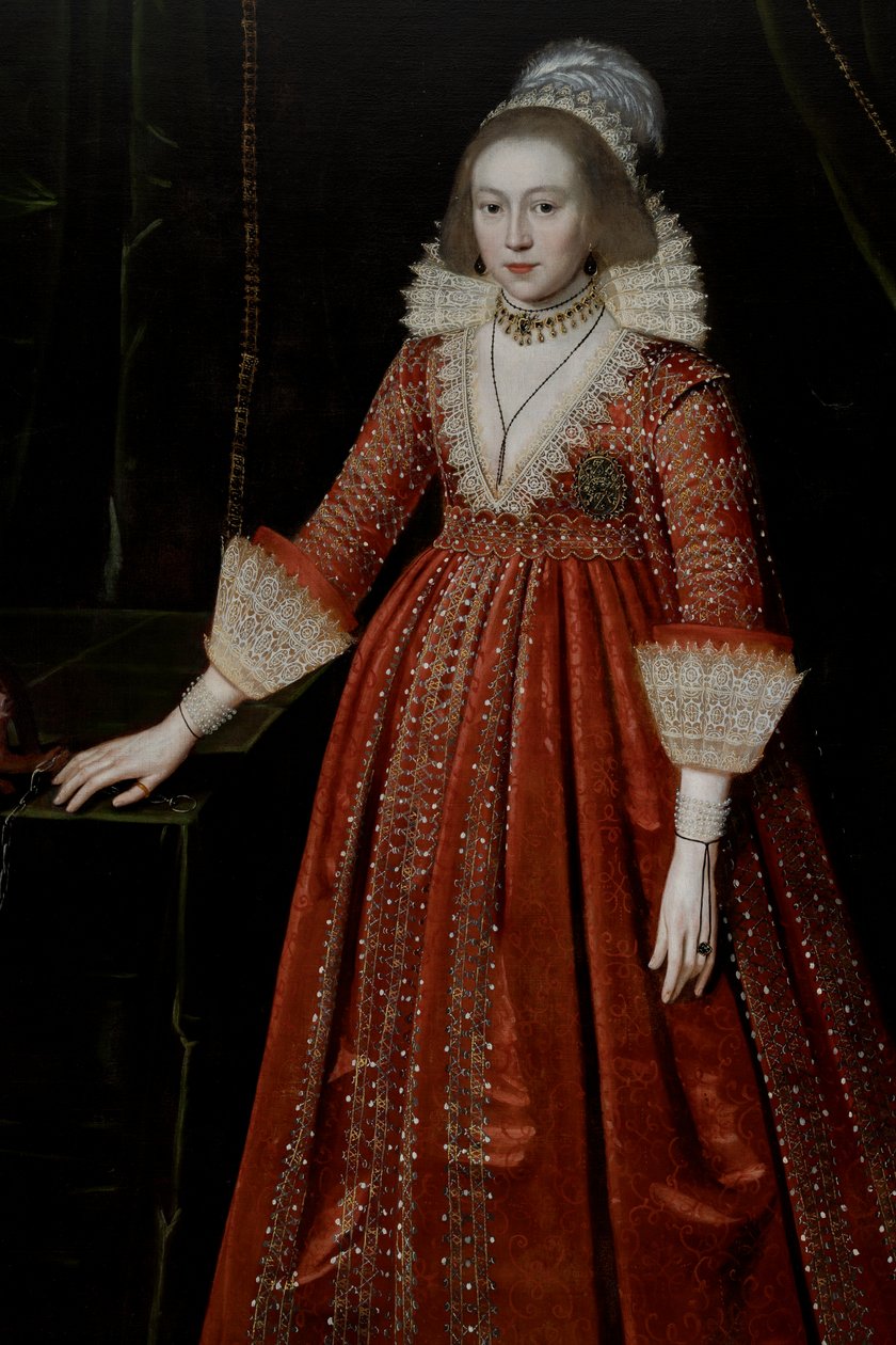 Rainha Elizabeth da Boémia "A Rainha do Inverno" (1596-1662) de Paul van Somer