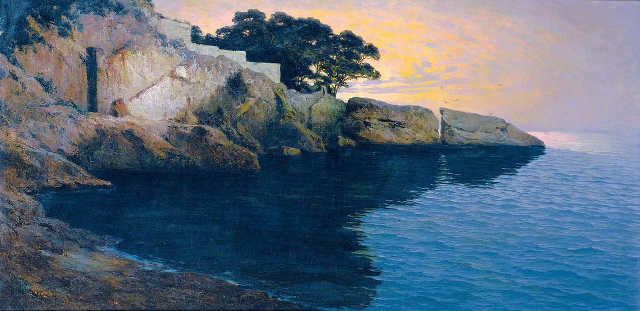 A costa de Dubrovnik de Paul von Spaun