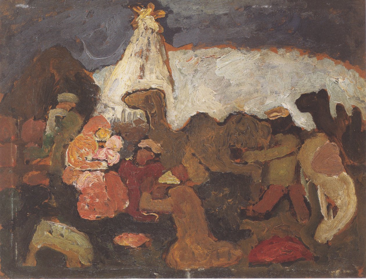 Adoração dos três reis de Paula Modersohn Becker